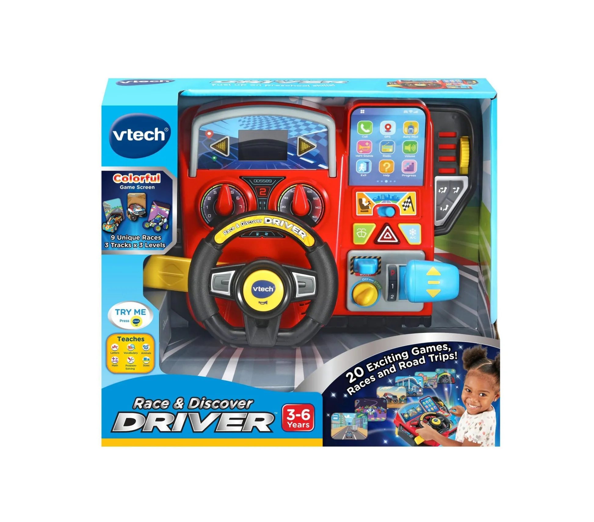 Macy's - Supplier VTech Race Discover Driver Interactive Driving Toy for Kids* Preschool Education Toys & Activities|Preschool Vehicles