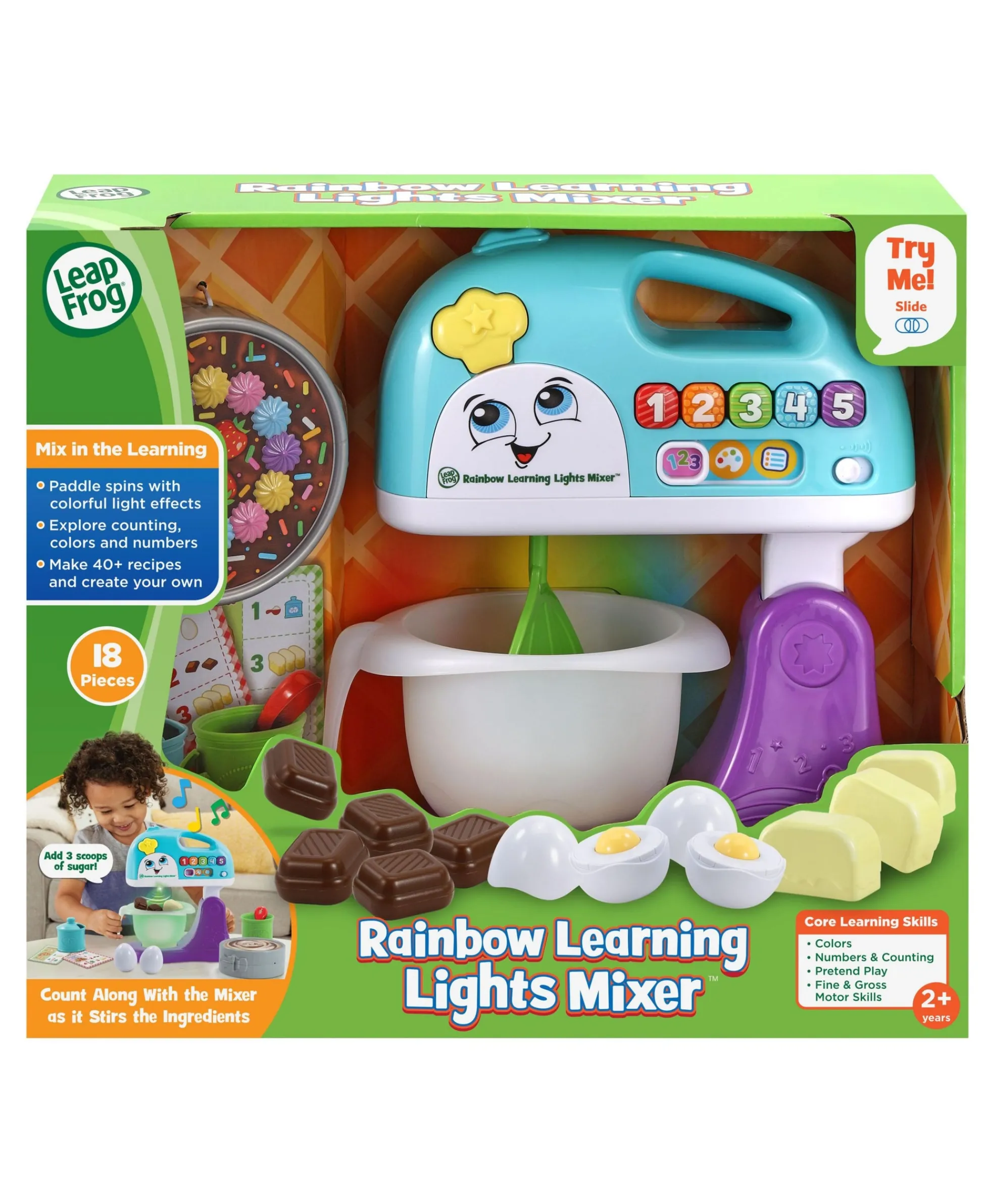 Macy's - Supplier VTech Rainbow Learning Lights Mixer Interactive Toy* Kitchens & Play Food|Dress Up