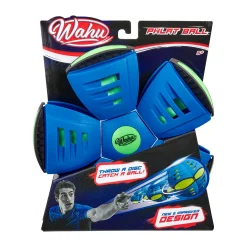 AreYouGame Wahu Phlat Ball Classic - Transforming Disc-to-Ball Toy, Blue* Toy Sports