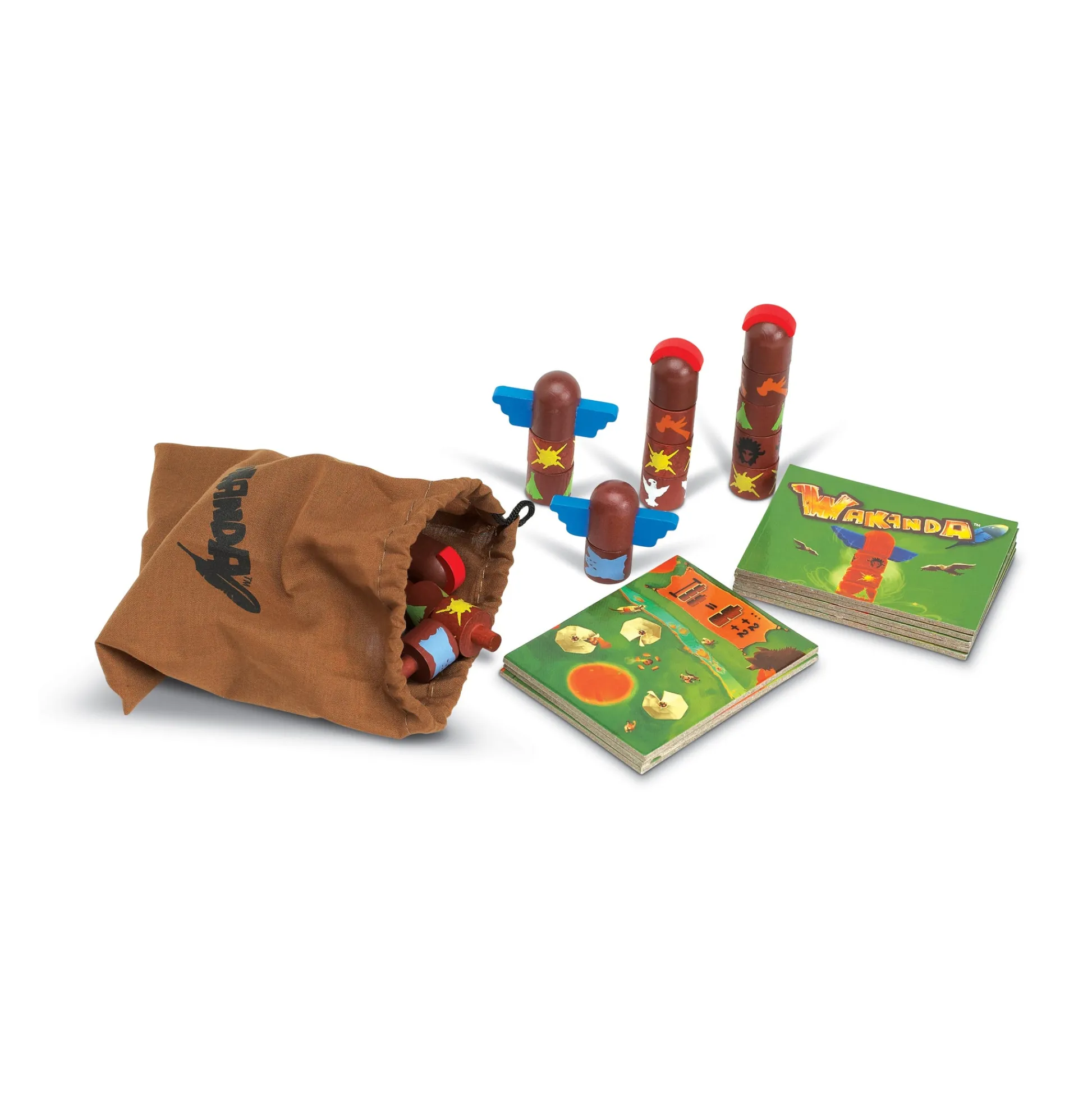 AreYouGame Wakanda Totem Pole Strategy Game for 2 Players* Strategy Games|Social & Emotional Skills
