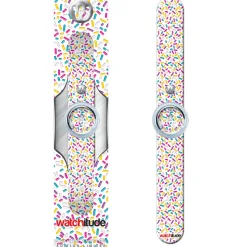 Flat River Group Watchitude Kids' Slap Watch Sprinkles - Colorful Silicone Strap* Electronics