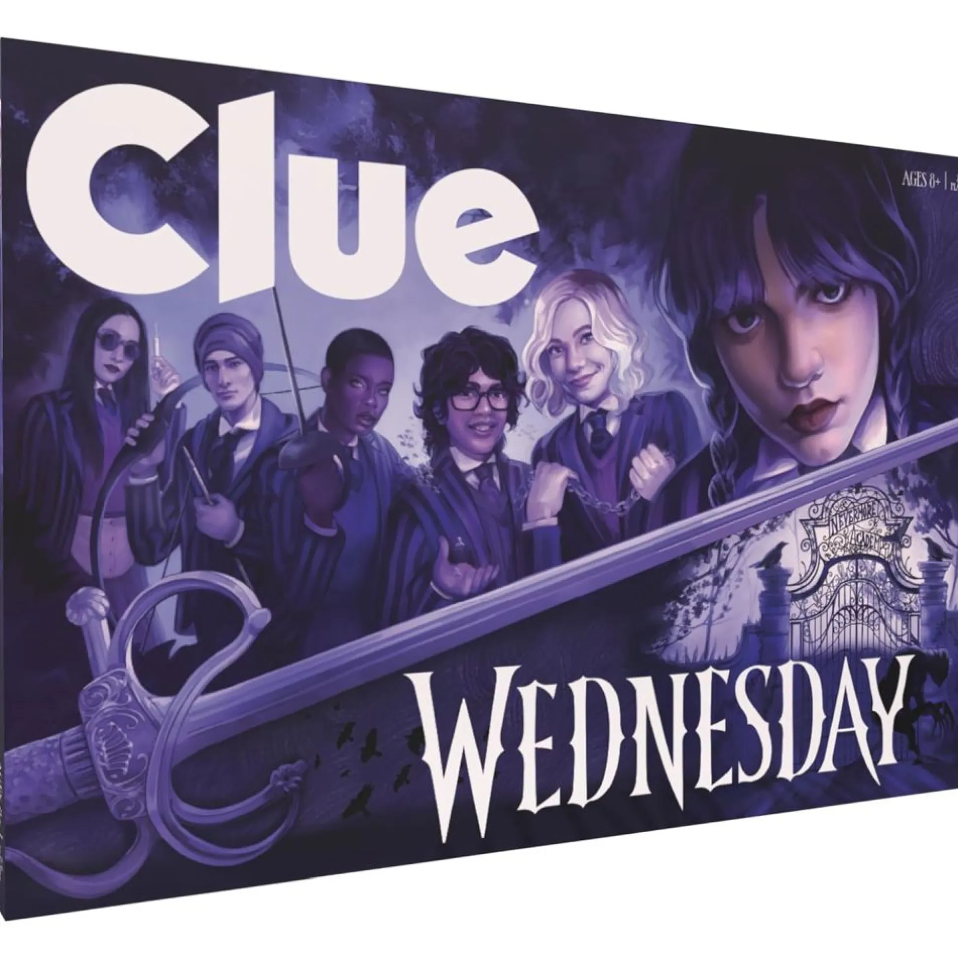 Calendar Holdings, LLC Wednesday Addams Clue Mystery Board Game* Role-Playing Games|Board Games