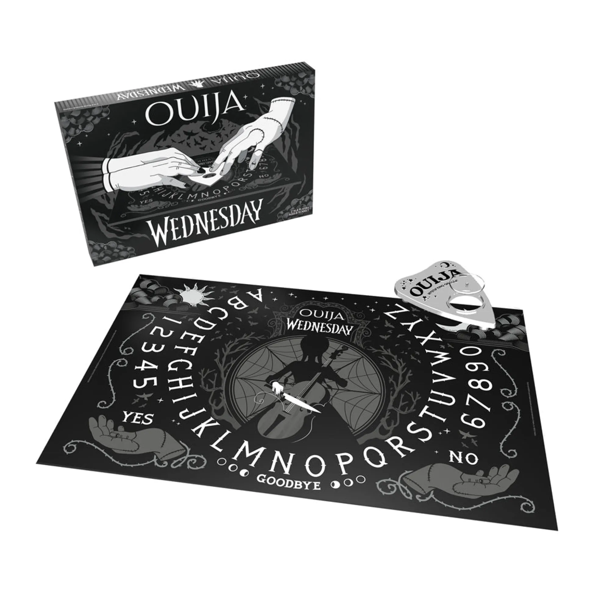 AreYouGame Wednesday Edition Ouija Board Game by USAopoly* Board Games|Role-Playing Games