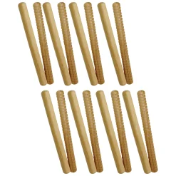Educators Resource Westco 12 Pair Hickory Rhythm Sticks - Natural Finish* Preschool Education Toys & Activities