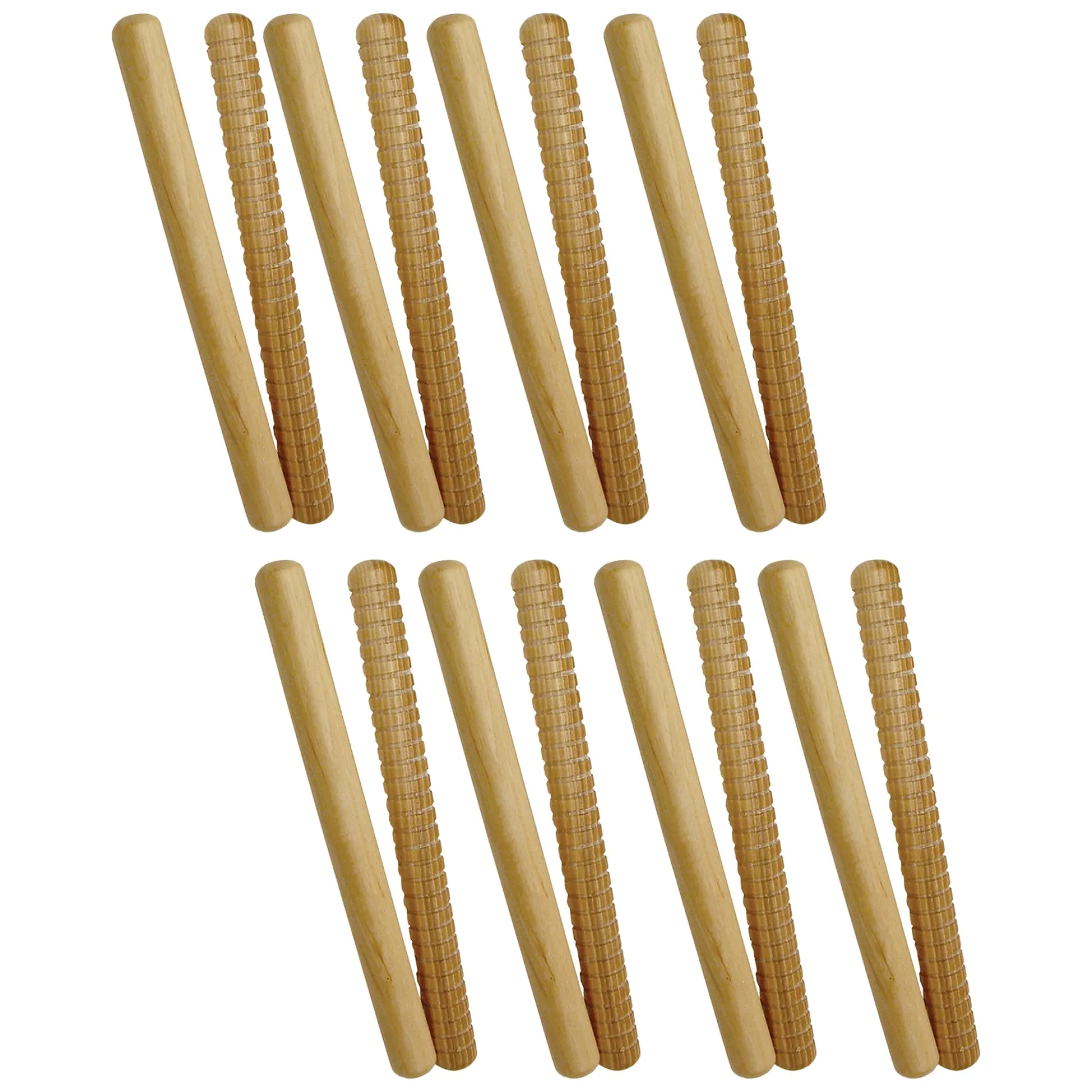 Educators Resource Westco 12 Pair Hickory Rhythm Sticks - Natural Finish* Preschool Education Toys & Activities