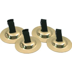 Educators Resource Westco Brass Stamped Finger Cymbals for Early Music Learning* Musical & Sound Toys|Musical Toys & Instruments