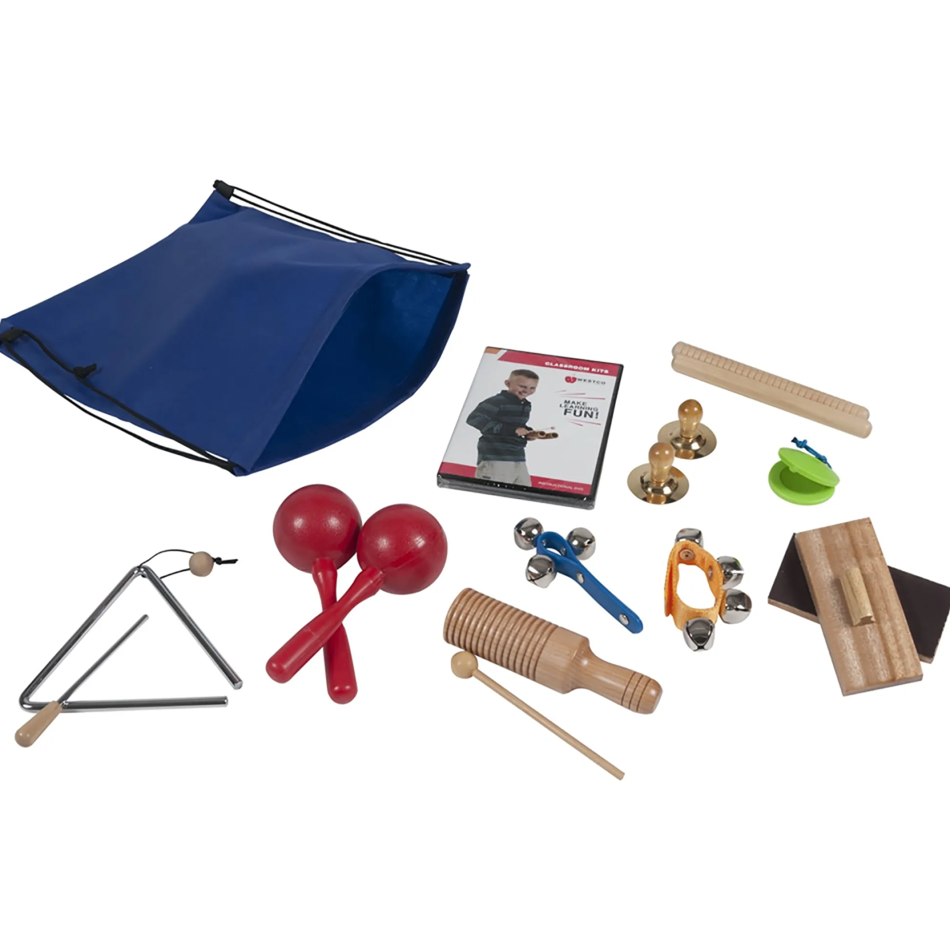 Educators Resource Westco Educational Products Bag of Beats Percussion Kit* Musical & Sound Toys|Musical Toys & Instruments