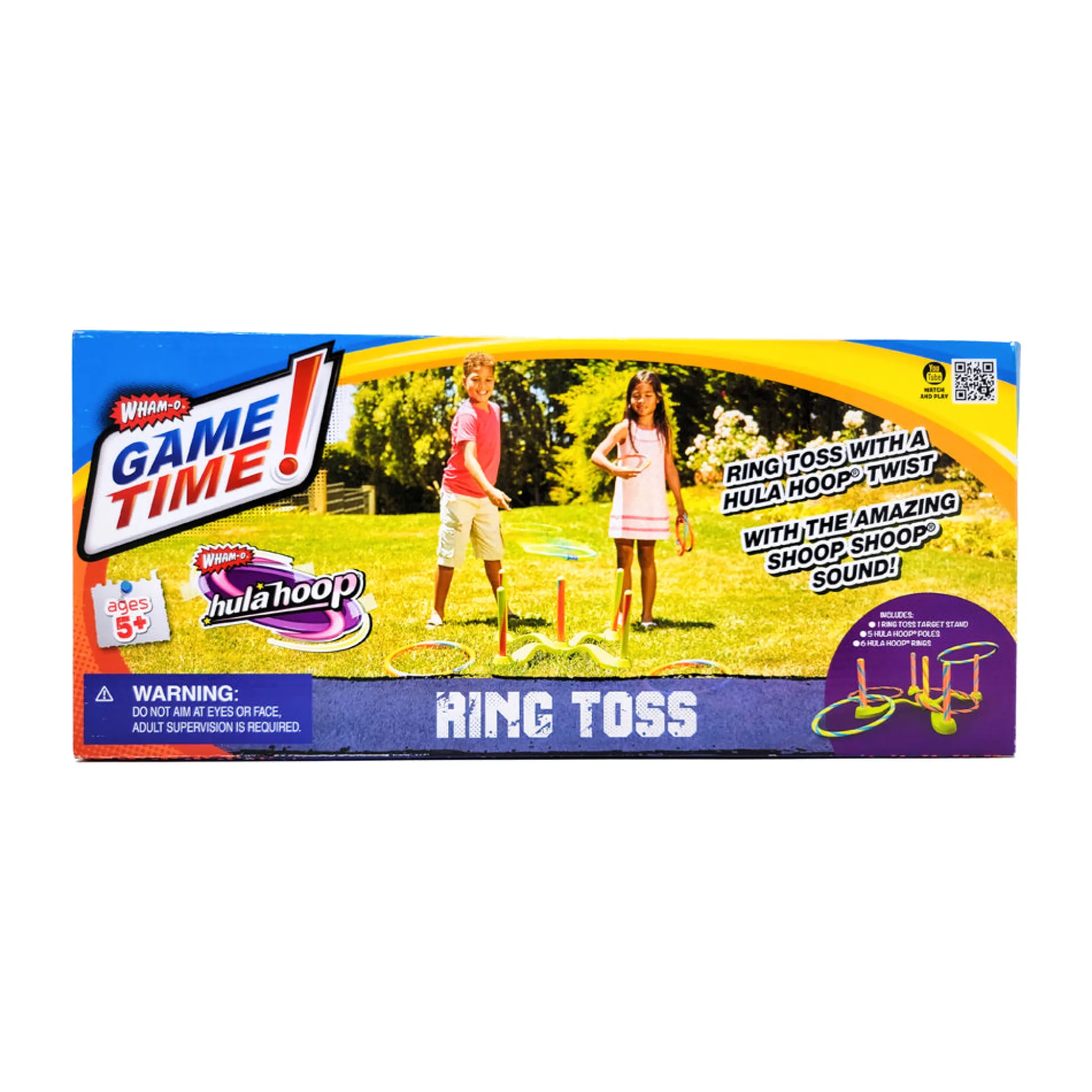 AreYouGame Wham-O Hula Hoop Ring Toss Set for Outdoor Fun* Activities & Games