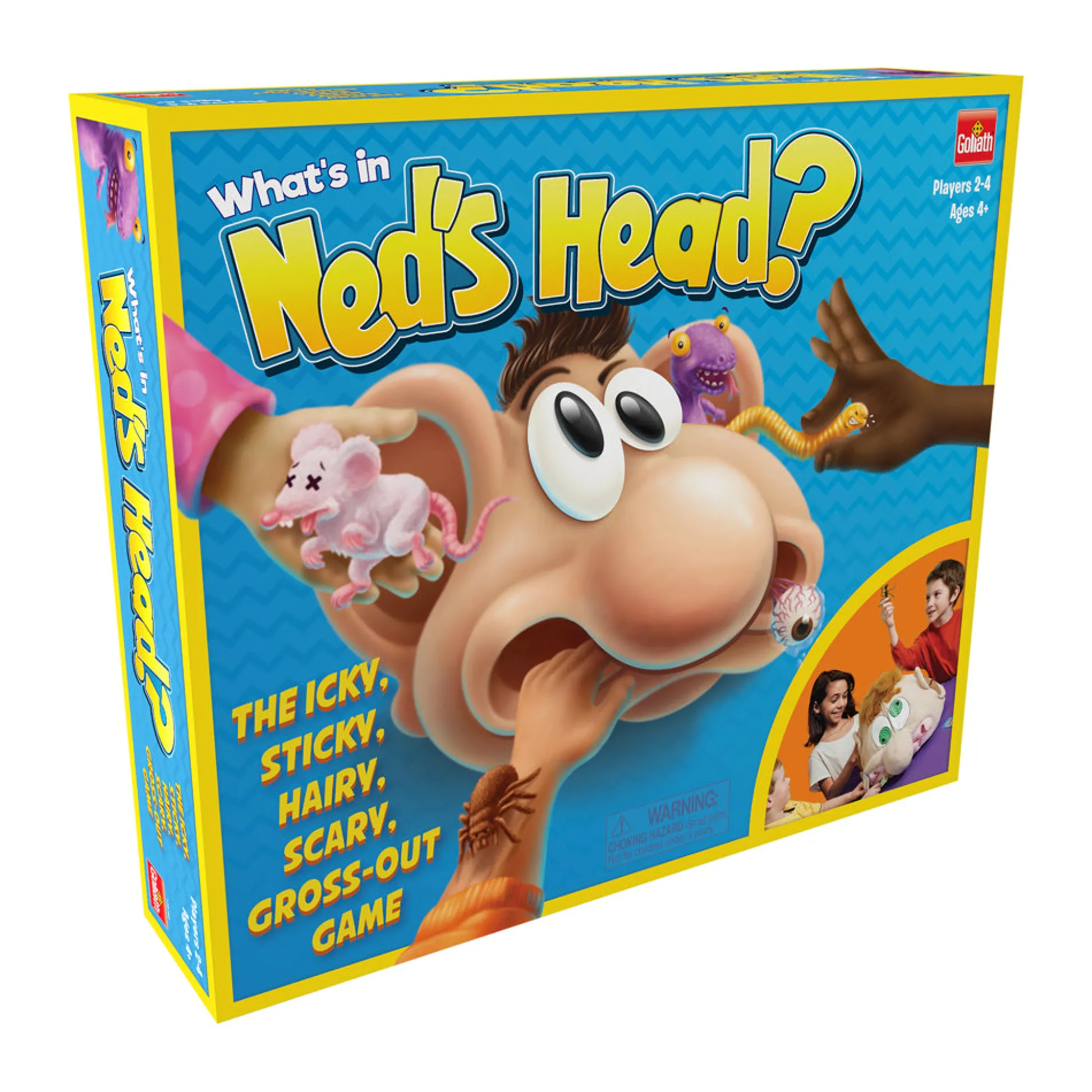 AreYouGame What's in Ned's Head? Silly Object Finding Game* Social & Emotional Skills|Toddler & Preschool Games & Puzzles