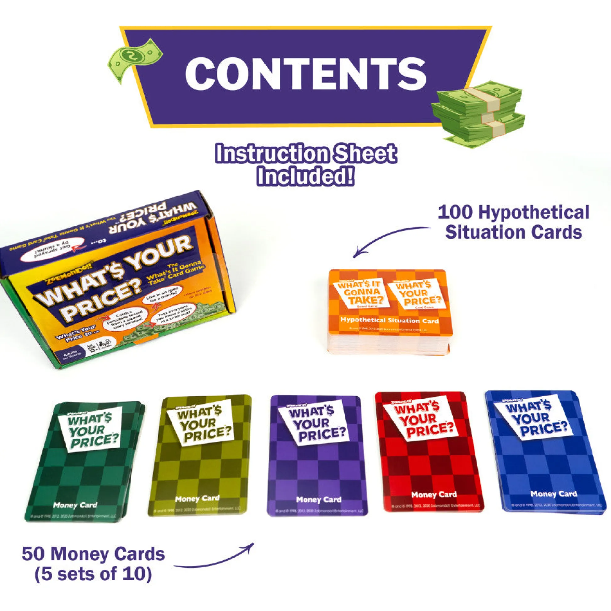 Flat River Group What's Your Price Hilarious Scenario Card Game* Card Games|Social & Emotional Skills