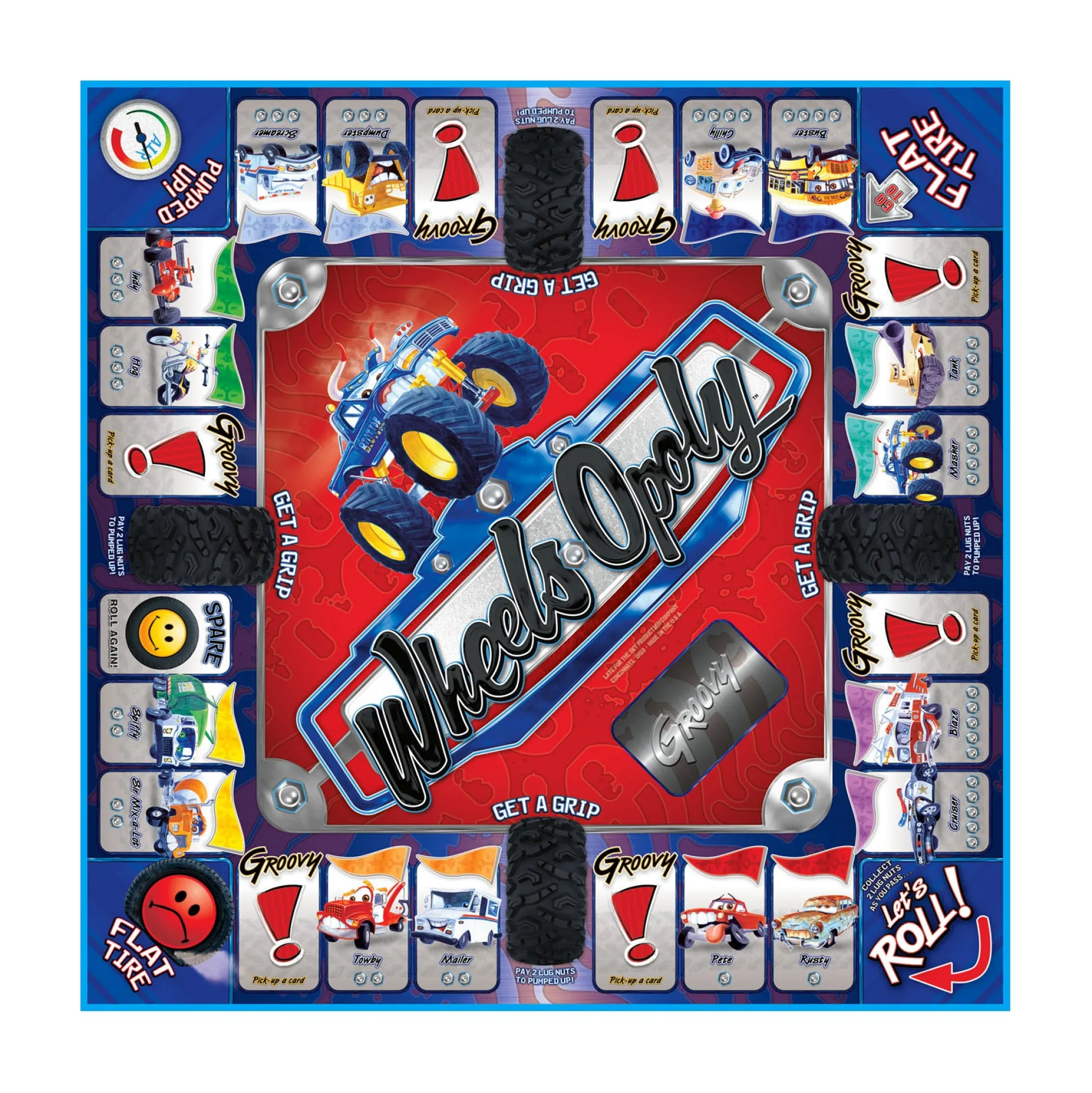 AreYouGame Wheels-opoly: The Ultimate Motor Adventure Board Game* Role-Playing Games|Board Games