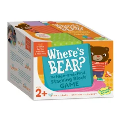 AreYouGame Where's Bear? Hidden Bear and Block Game for Toddlers* Preschool Education Toys & Activities