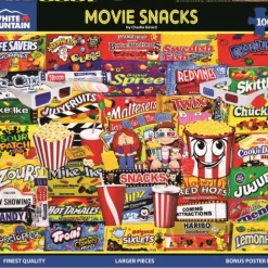 Calendar Holdings, LLC White Mountain Movie Snacks Collage Jigsaw Puzzle - 1000 pc* Puzzles