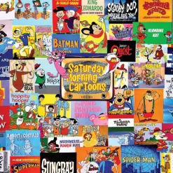 Calendar Holdings, LLC White Mountain Nostalgic Saturday Morning Cartoons 1000-Piece Puzzle* Puzzles