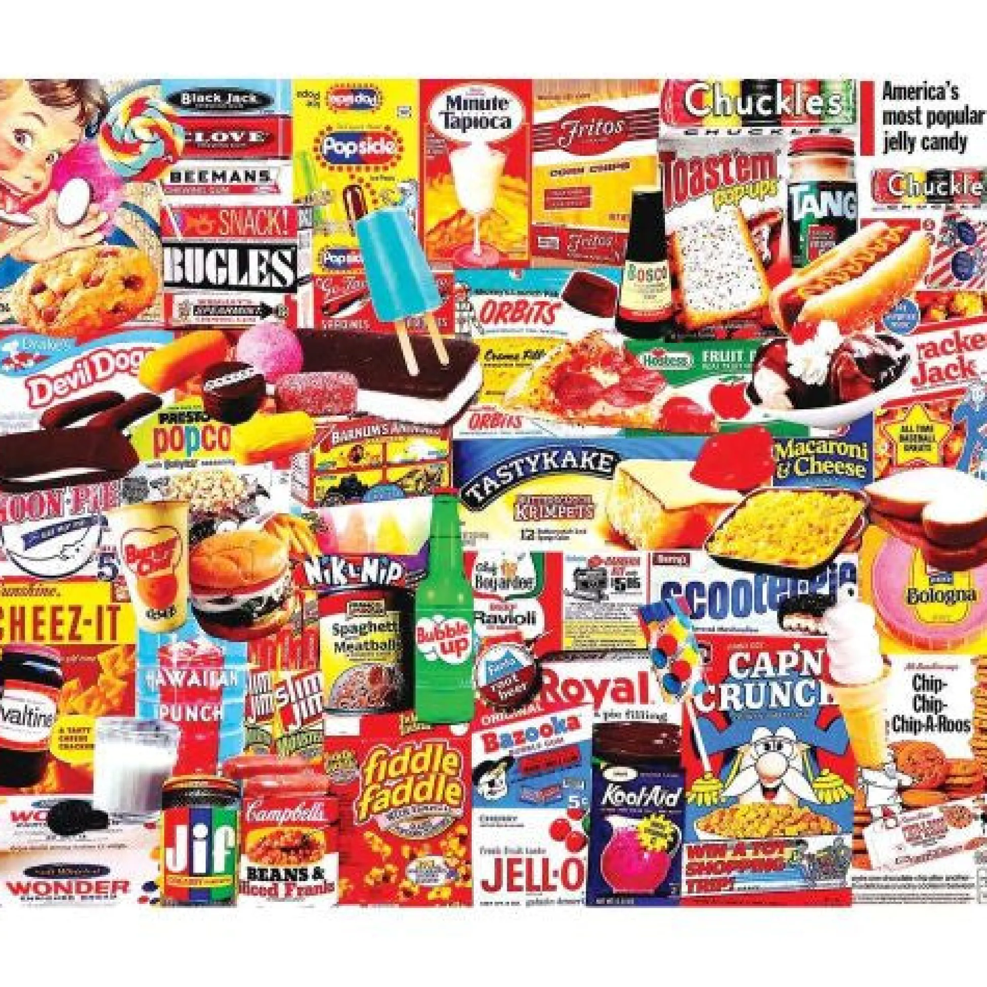 Calendar Holdings, LLC White Mountain Vintage Snack Foods Jigsaw Puzzle - 1000 pc* Puzzles