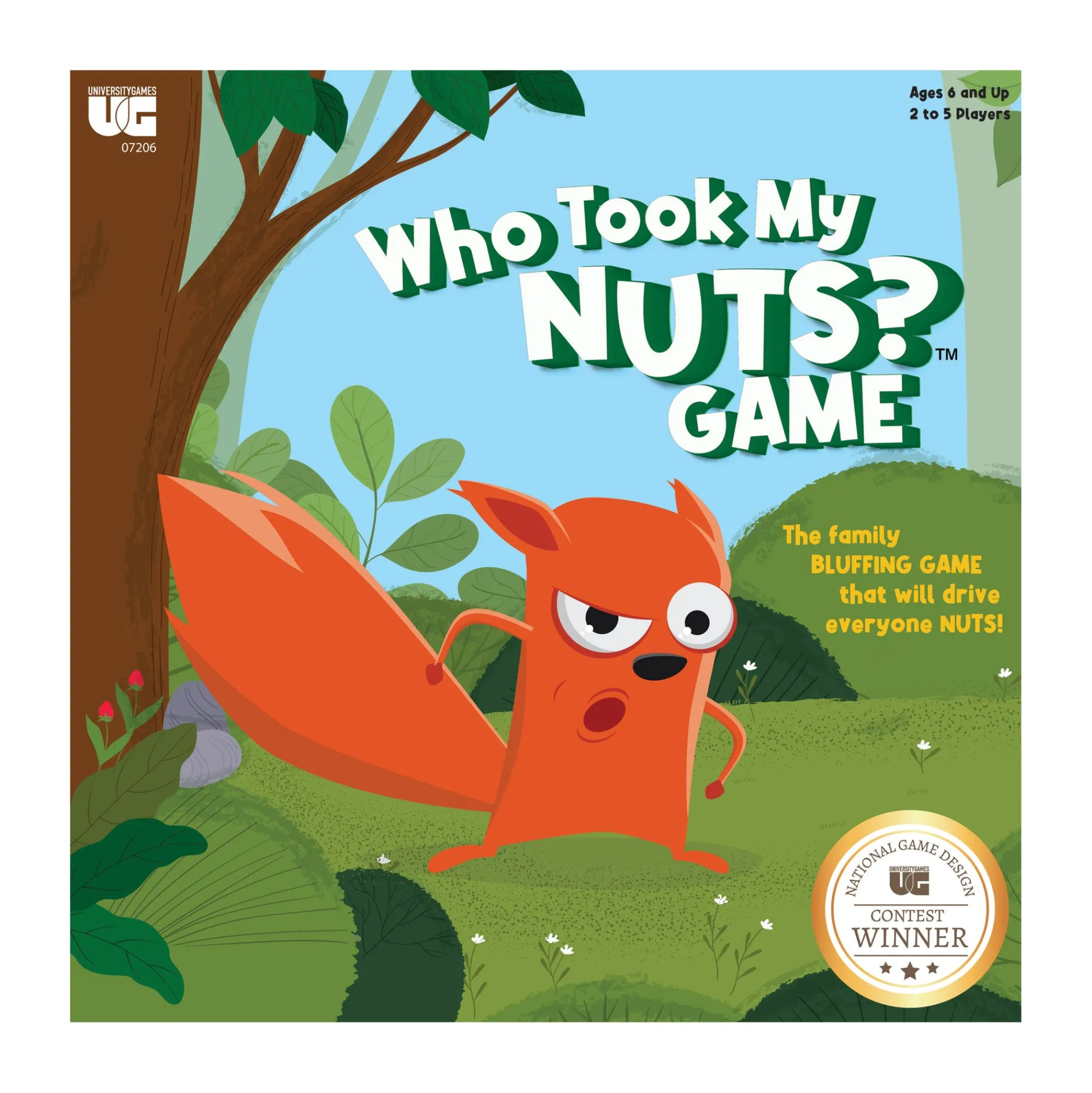 AreYouGame Who Took My NUTS? Squirrel Bluffing Board Game* Role-Playing Games|Board Games