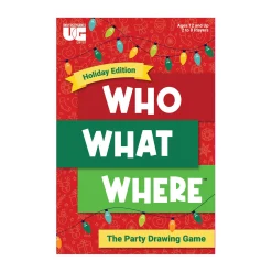 AreYouGame Who What Where Holiday Edition Party Drawing Game* Family & Entertainments Games