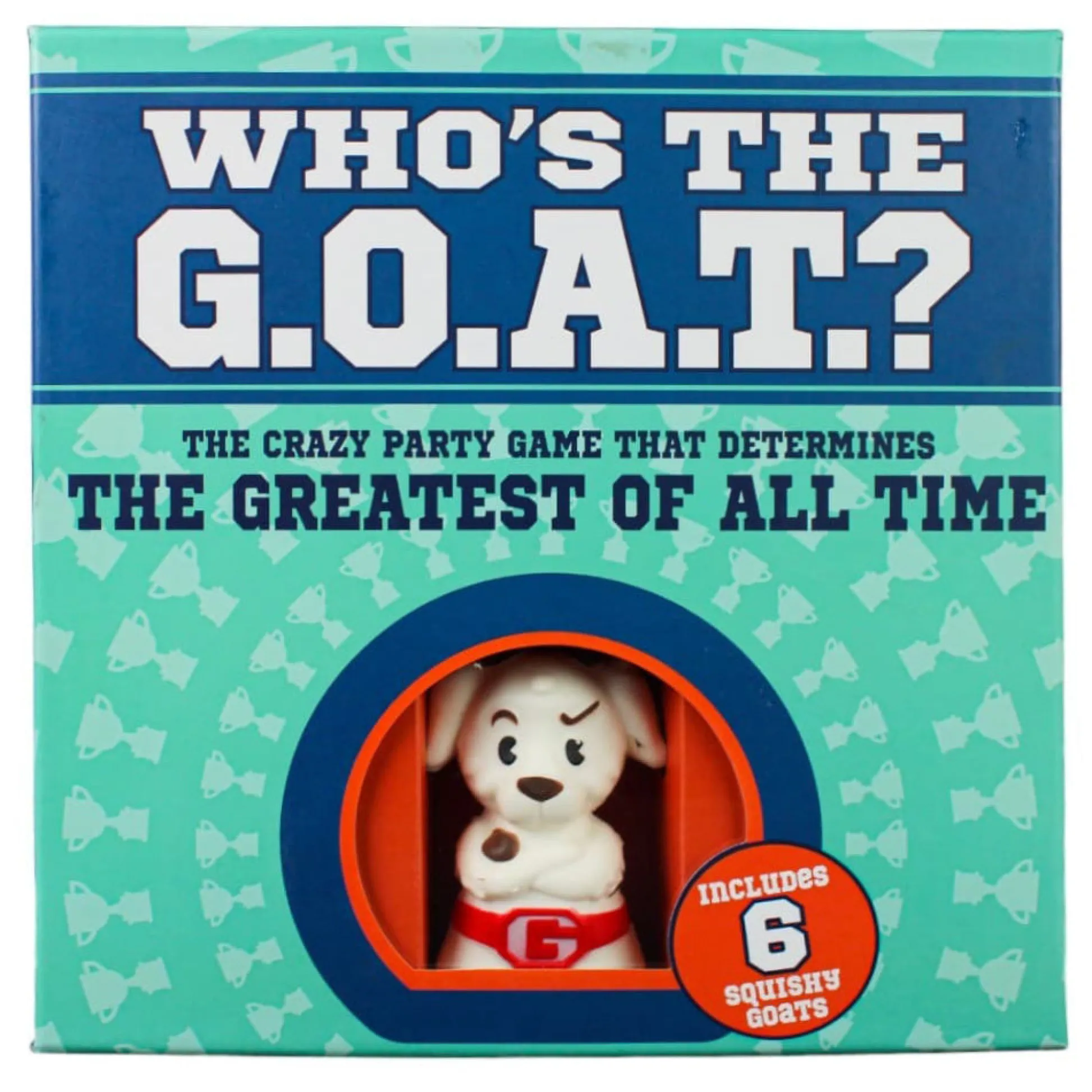 Calendar Holdings, LLC Who's the G.O.A.T? Squishy Goat Challenge Party Game* Social & Emotional Skills|Family & Entertainments Games