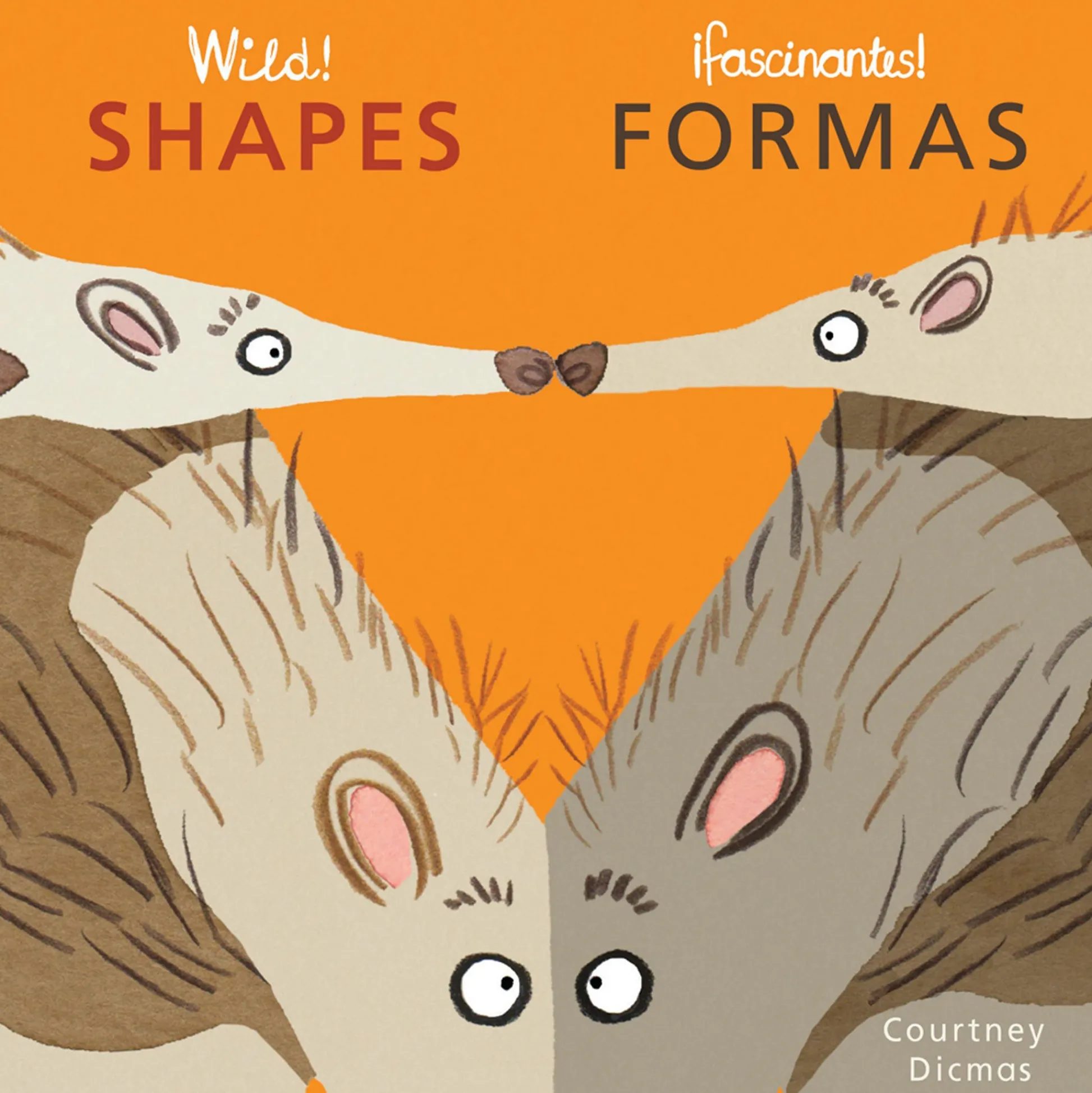 Educators Resource Wild! Concepts Bilingual Board Book Set by Courtney Dicmas, Set of 4*Kids Preschool Education Toys & Activities|Kids Books