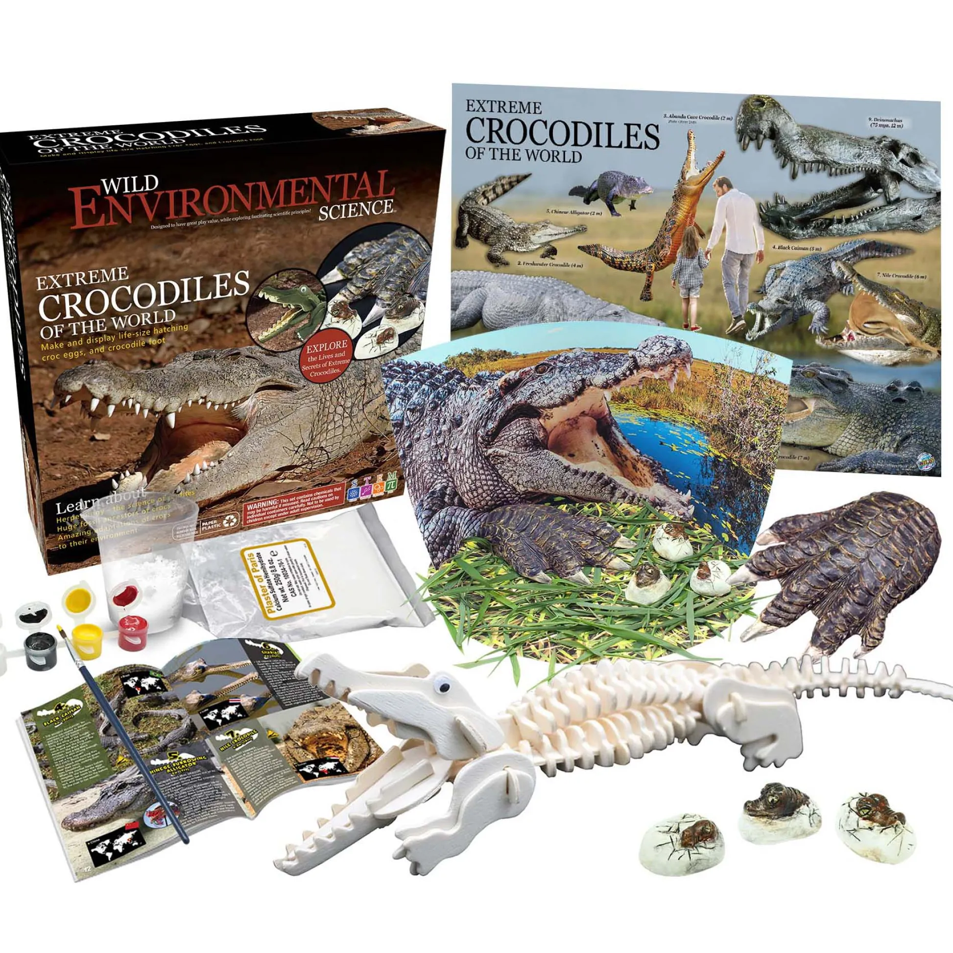 Educators Resource Wild Environmental Science Extreme Crocodiles Kit - Craft & Learn About Crocodiles* Crafts & Activities