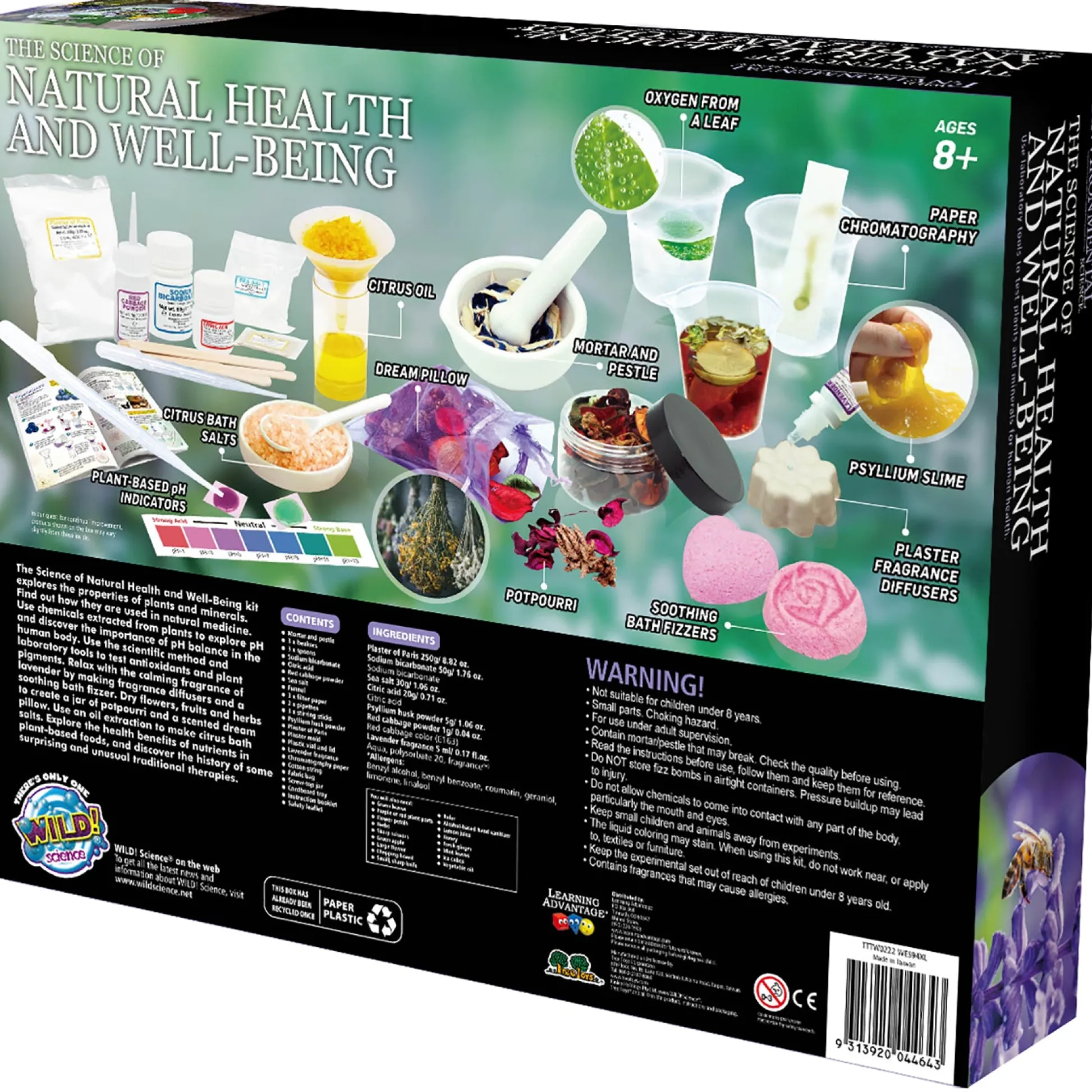 Educators Resource Wild Environmental Science Natural Health and Well-Being STEM Kit - Create Spa Essentials* Science & Discovery
