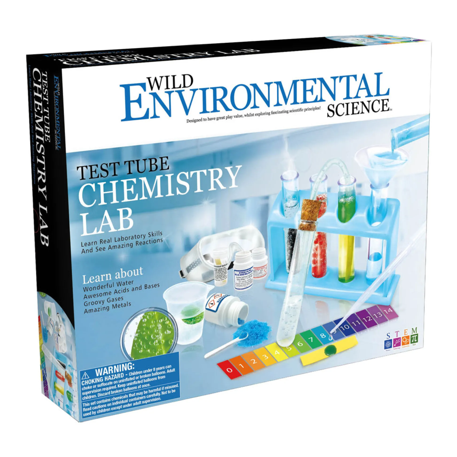 AreYouGame WILD Science Test Tube Chemistry Lab - Educational Science Kit* Science & Discovery