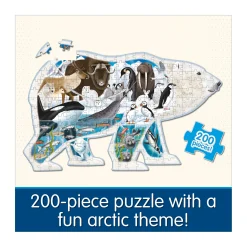AreYouGame Wildlife World Arctic Explorer Polar Bear Puzzle - 200 pcs* Puzzles