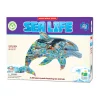 AreYouGame Wildlife World Dolphin-Shaped Sea Life Puzzle - 200 pc* Puzzles