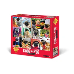AreYouGame Willow Creek Doug the Pug Life Jigsaw Puzzle - 1000 pc* Puzzles