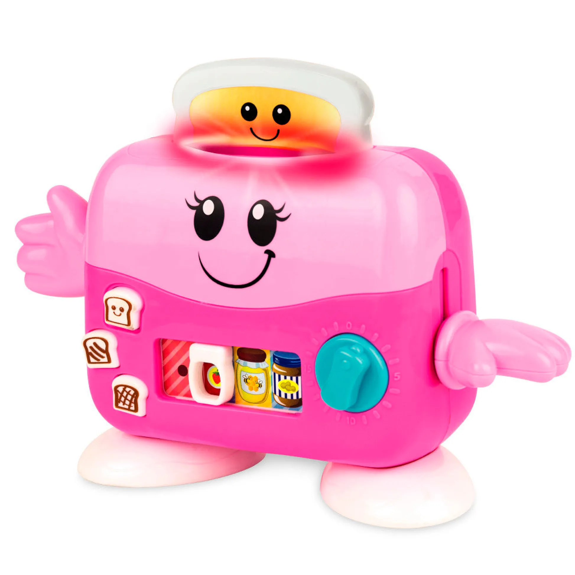 Flat River Group Winfun Mycook Master Toast 'N Fun Tea Set – Pink* Kitchens & Play Food|Dress Up