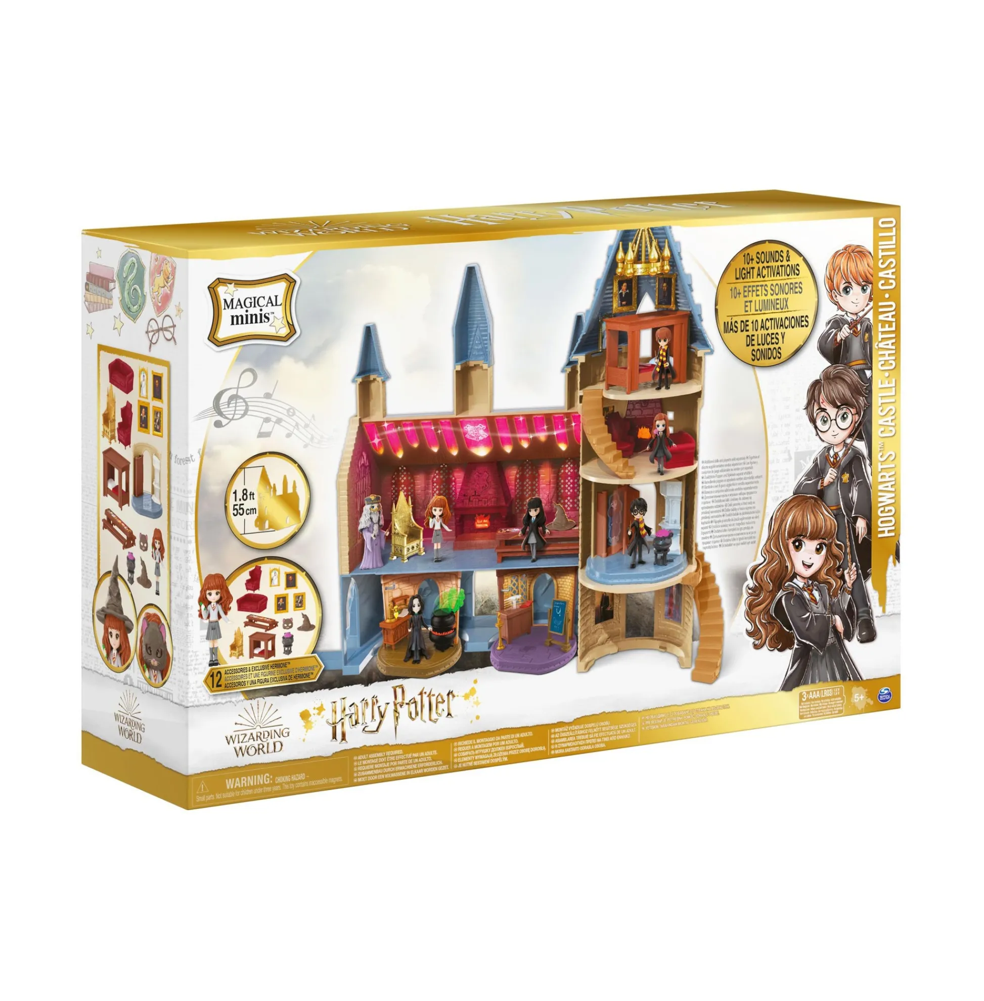 Macy's - Supplier Wizarding World Magical Minis Hogwarts Castle Playset with Lights and Sounds* Playsets & Vehicles
