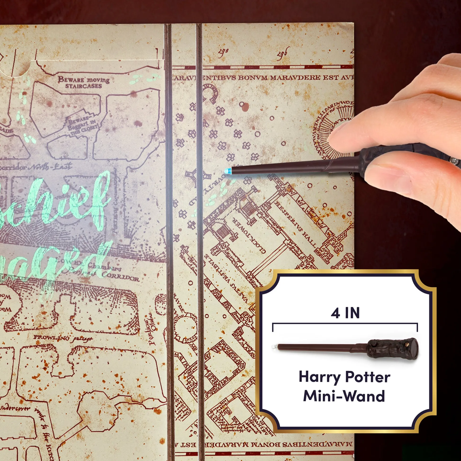 Flat River Group Wizarding World Mischief Managed Diary with Marauders Map & UV Wand* Dress Up