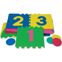 Educators Resource WonderFoam Hopscotch Play Mat Adventure, 26 Bright Pieces* Preschool Education Toys & Activities