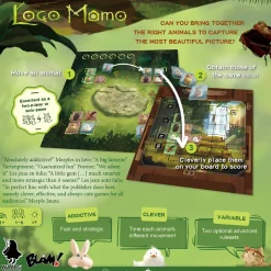 Flat River Group Wonderful World: Loco Momo Captivating Family Card Game, Ages 8+, 1-4 Players* Card Games