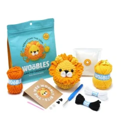 Calendar Holdings, LLC Woobles Beginner Crochet Kit - Sebastian the Lion* Crafts & Activities