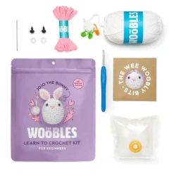 Calendar Holdings, LLC Woobles Bunny Beginner-Friendly Crochet Kit* Crafts & Activities