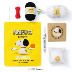 Calendar Holdings, LLC Woobles Snoopy Beginner-Friendly Crochet Kit* Crafts & Activities
