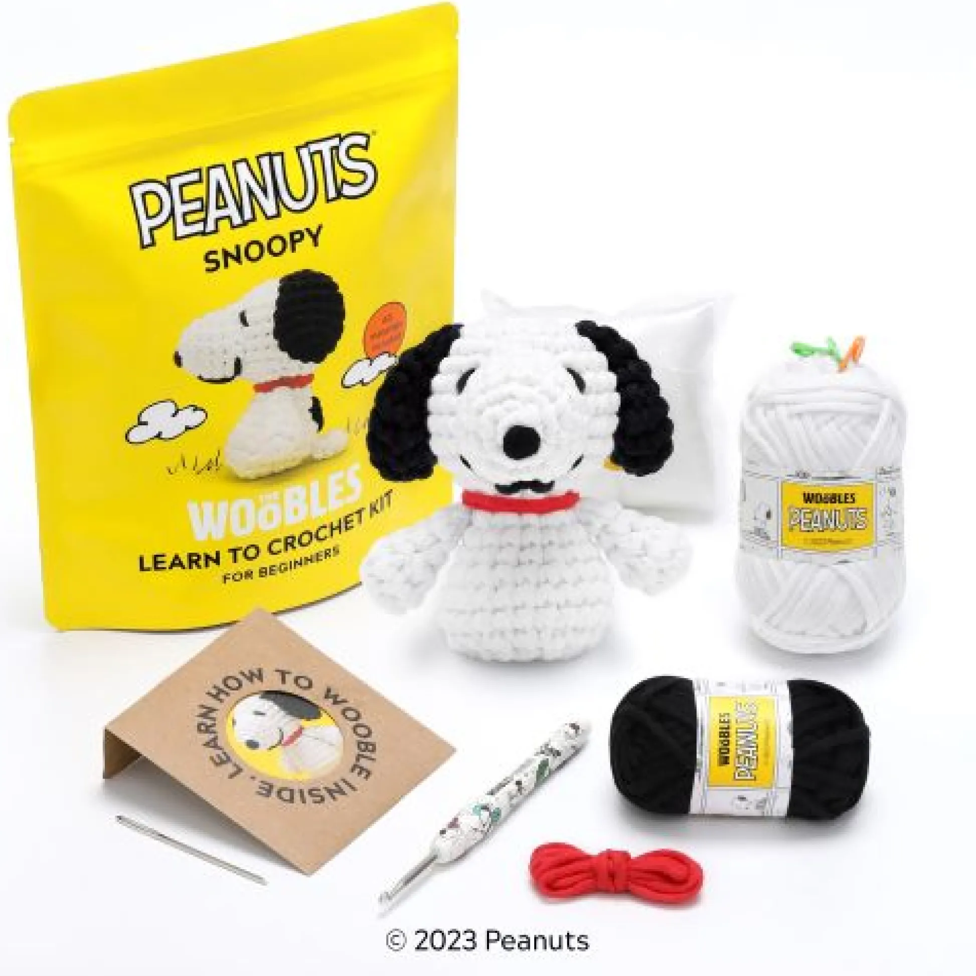 Calendar Holdings, LLC Woobles Snoopy Beginner-Friendly Crochet Kit* Crafts & Activities
