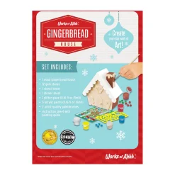 AreYouGame Works of Ahhh Gingerbread House Wood Painting Craft Kit* Crafts & Activities