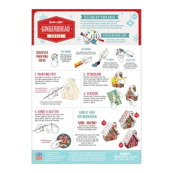 AreYouGame Works of Ahhh Gingerbread House Wood Painting Craft Kit* Crafts & Activities