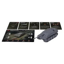 Flat River Group World of Tanks: German Jagdpanther Expansion - Detailed Miniatures Game* Miniature Figures & Games