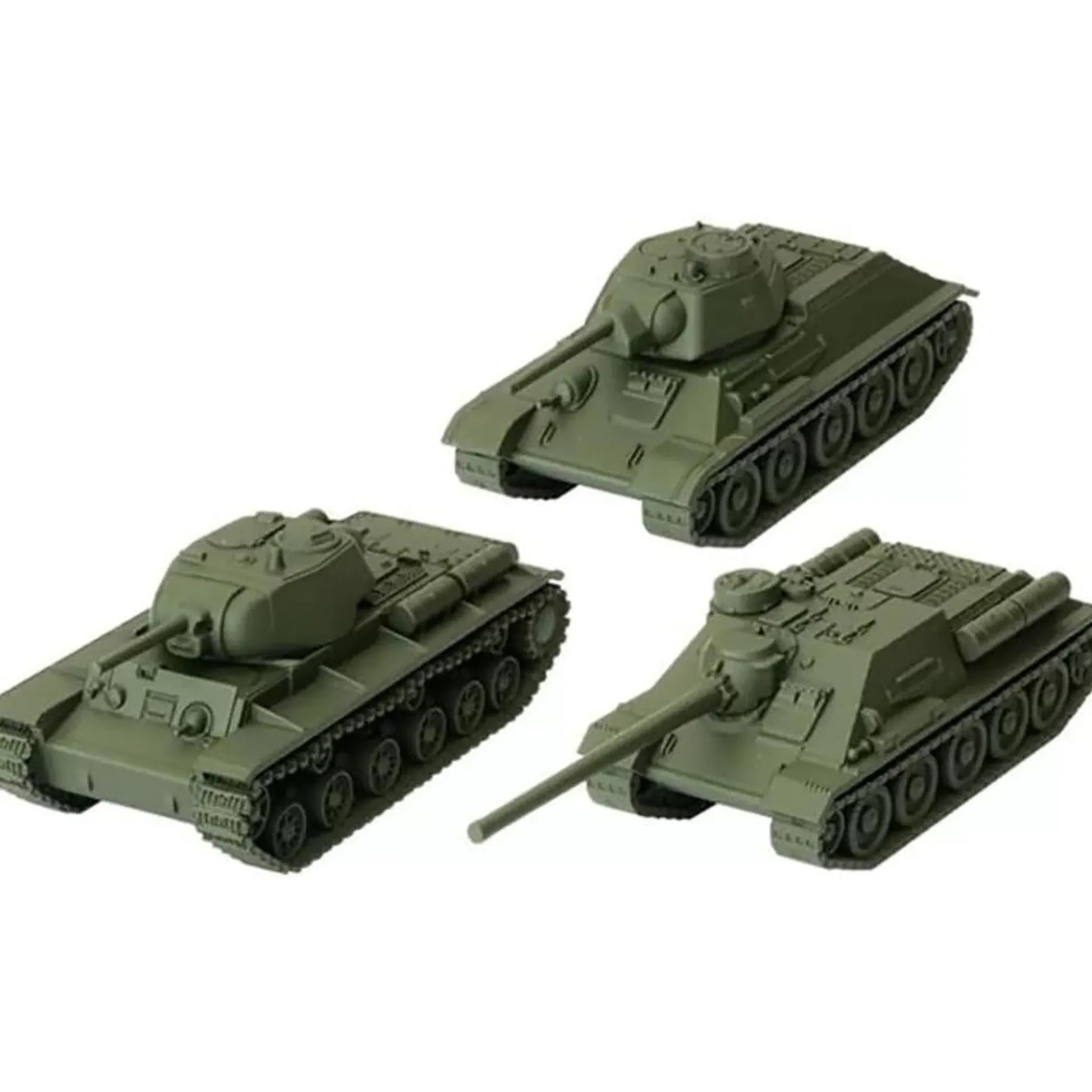 Flat River Group World of Tanks: U.S.S.R. Tank Platoon Expansion - Miniatures Game* Miniature Figures & Games