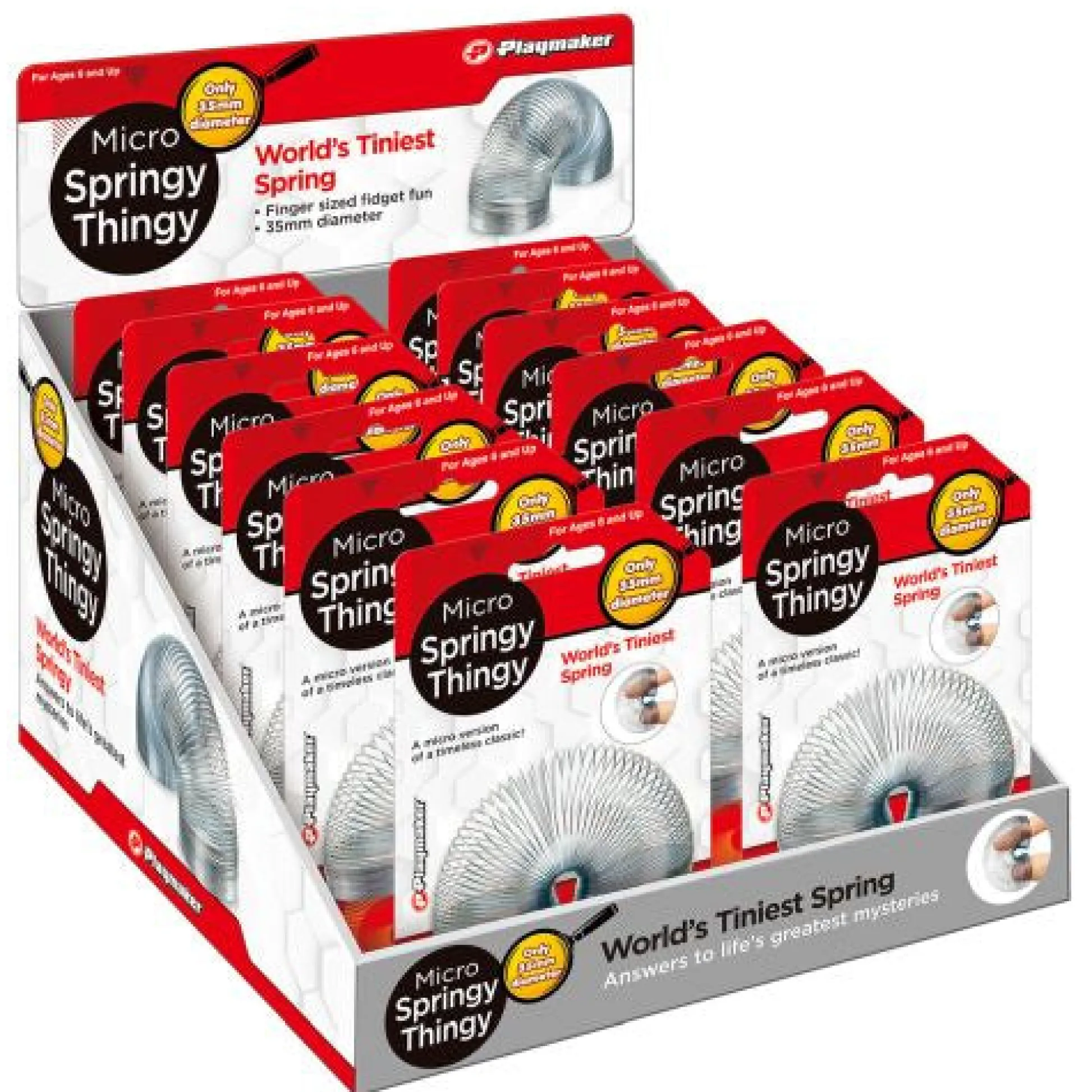 Calendar Holdings, LLC World's Tiniest Springy Thingy: Pocket-Sized Bouncing Fun* Miniature Figures & Games