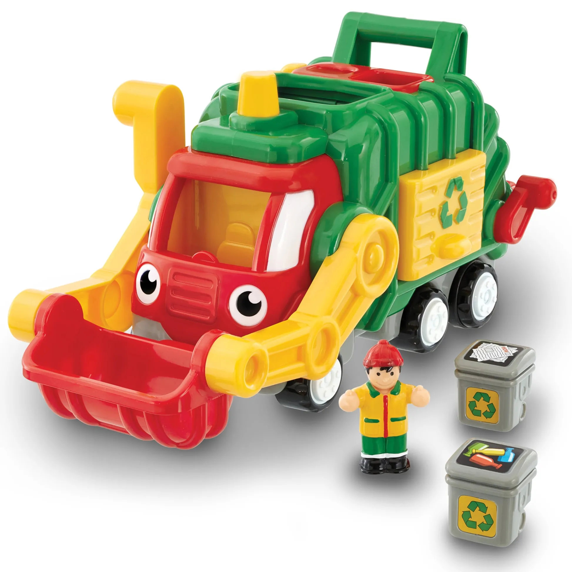 Educators Resource Wow Toys Flip 'n' Tip Fred Interactive Recycling Truck* Preschool Education Toys & Activities|Preschool Vehicles
