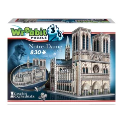AreYouGame Wrebbit 3D Notre-Dame de Paris Cathedral Puzzle - 830 pc* Puzzles