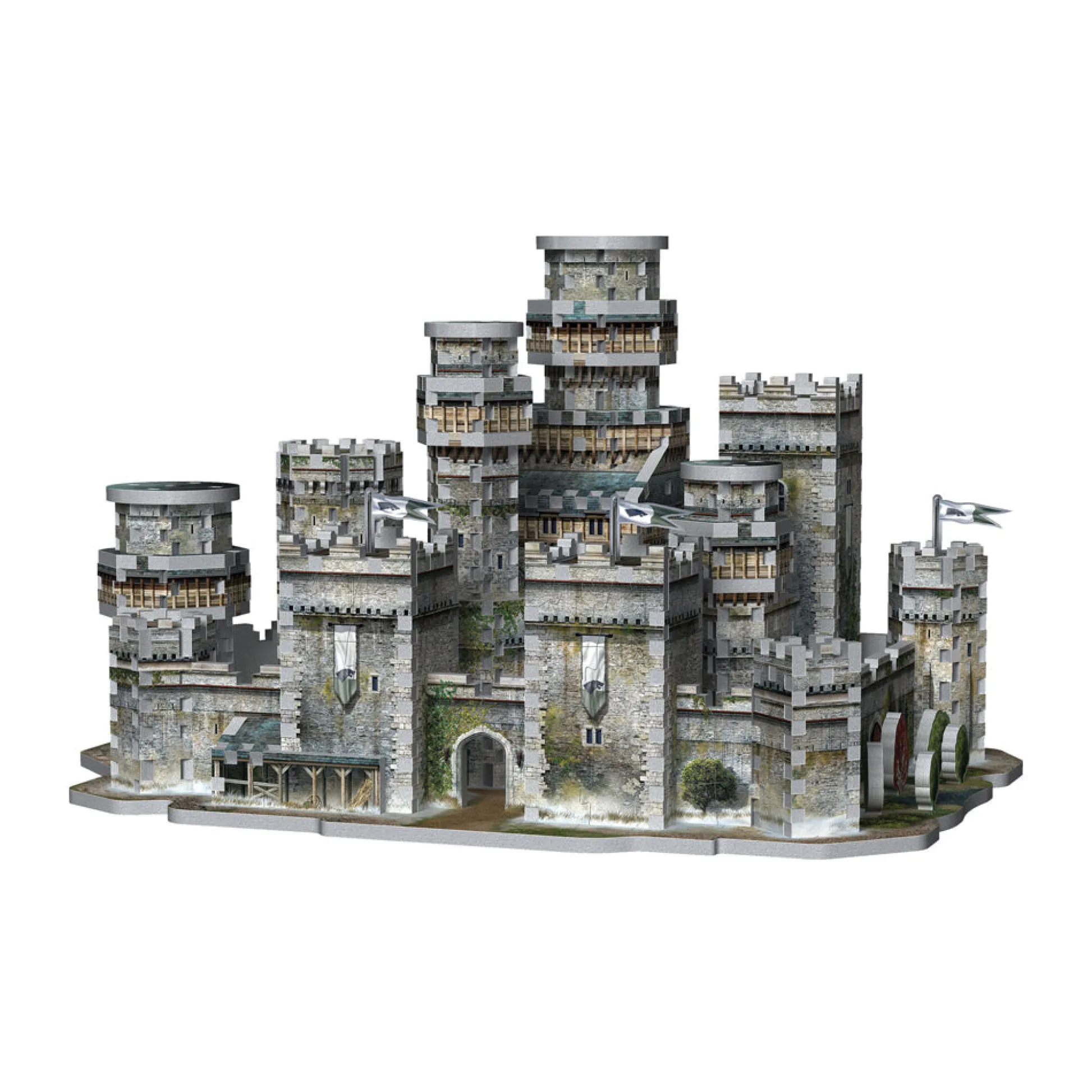 AreYouGame Wrebbit Game of Thrones 3D Puzzle Set - The Red Keep & Winterfell, 1755 Pieces* Puzzles