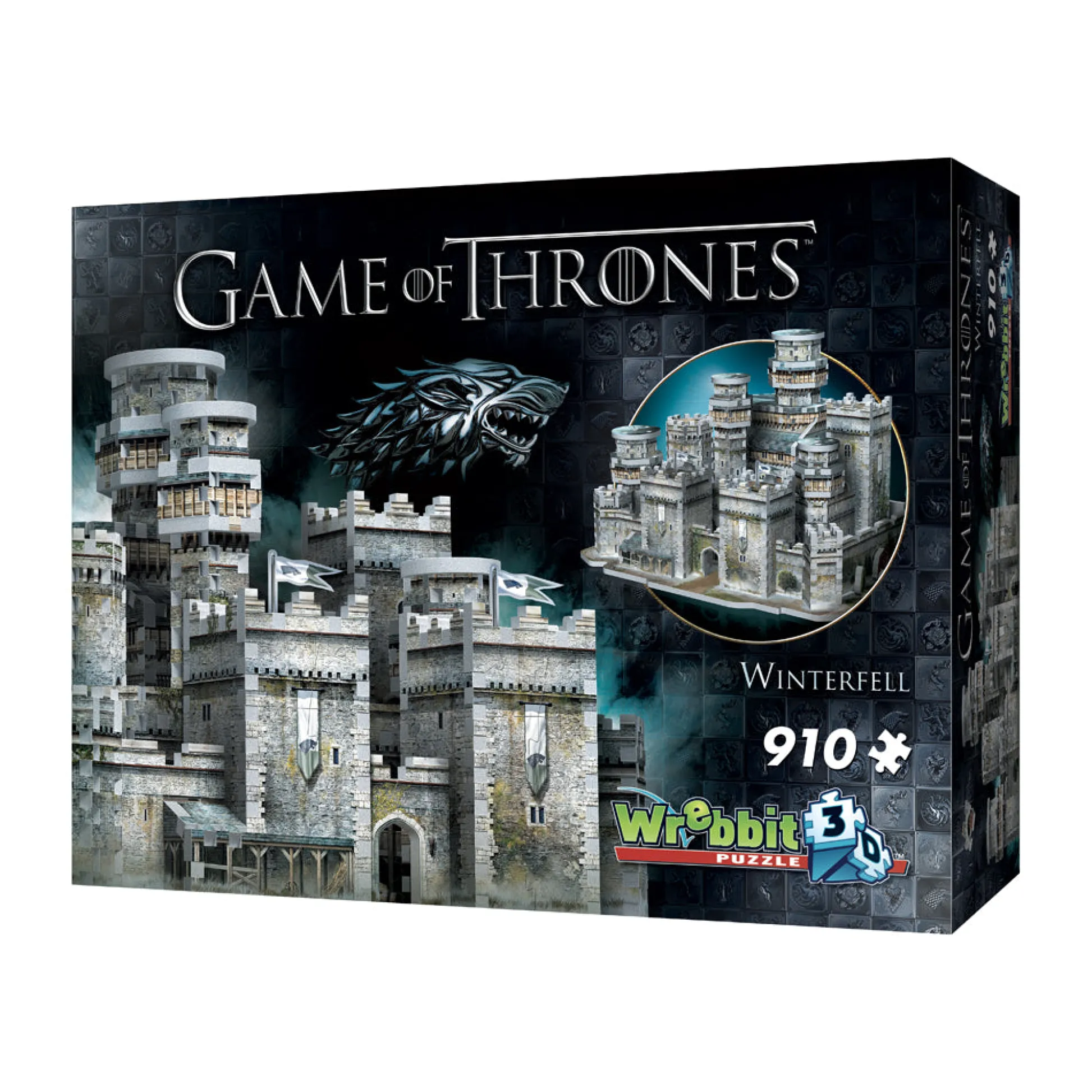 AreYouGame Wrebbit Game of Thrones Winterfell 3D Puzzle, 910 Pieces* Puzzles