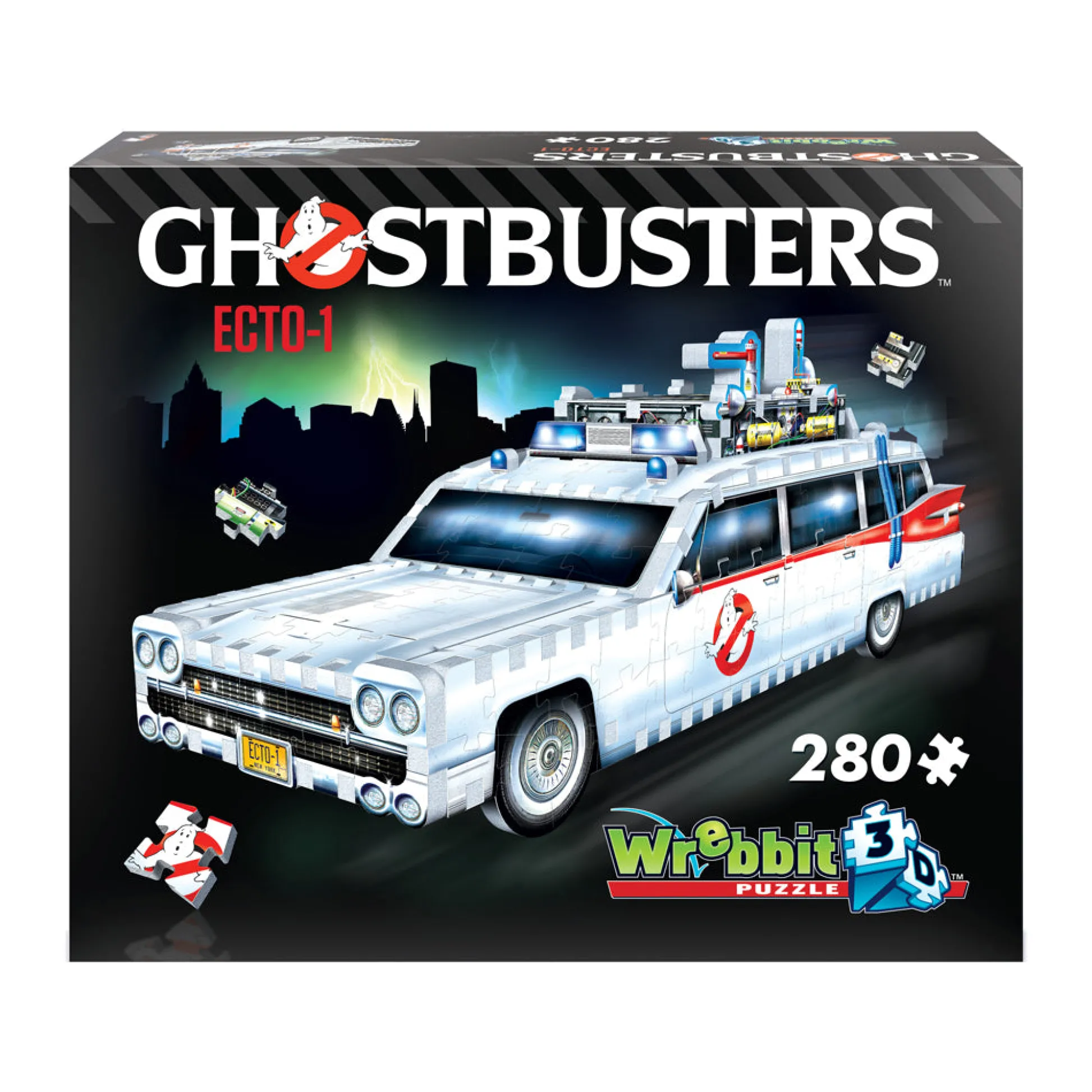 AreYouGame Wrebbit Ghostbusters Ecto-1 3D Foam Puzzle - 280 pcs* Puzzles