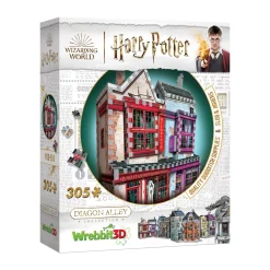 AreYouGame Wrebbit Harry Potter Diagon Alley Collection - Quality Quidditch Supplies & Slug & Jiggers 3D Puzzle, 305 Pieces* Puzzles