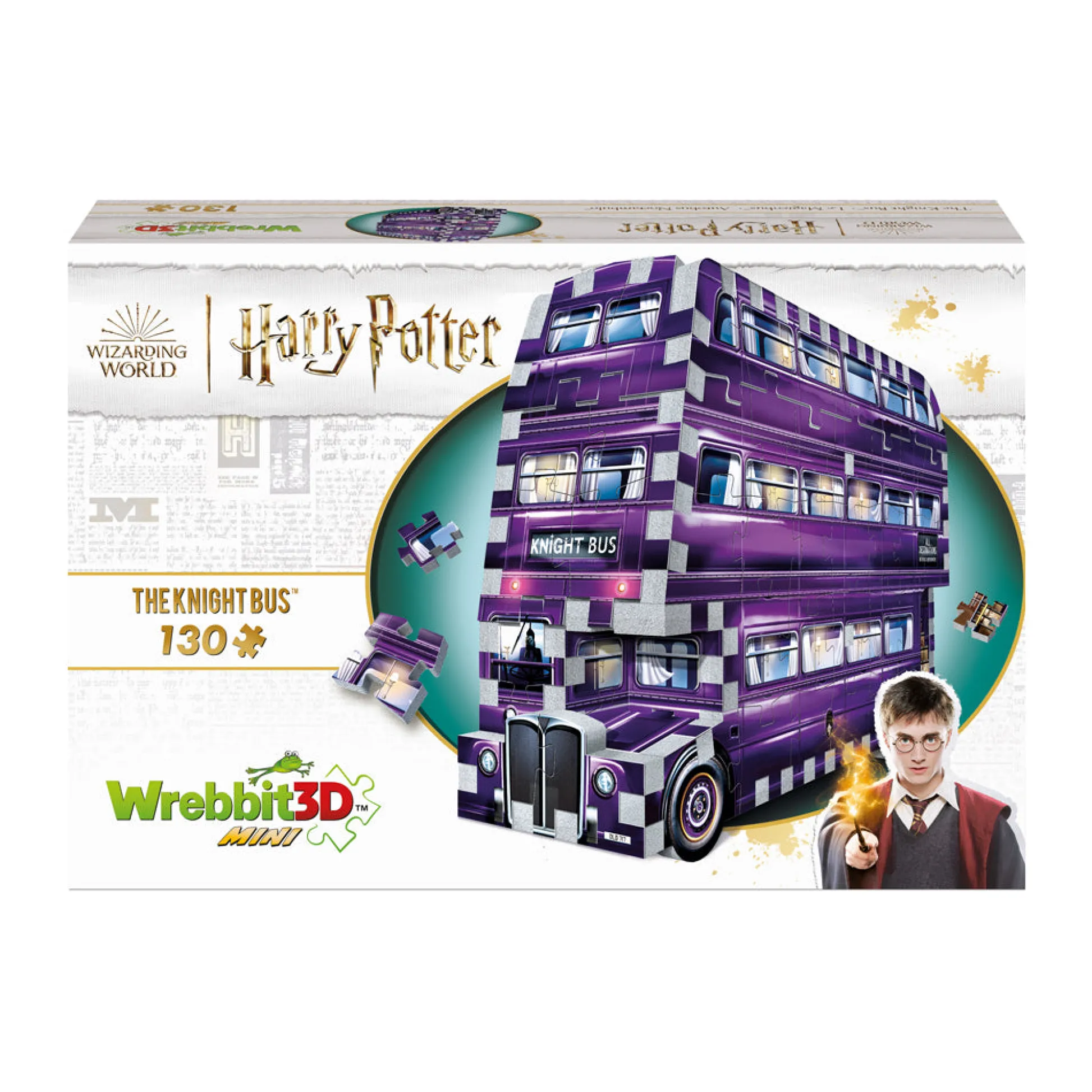 AreYouGame Wrebbit Harry Potter Knight Bus 3D Puzzle - 130 pcs* Puzzles